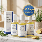 MELAO Haarwachstums-Serum Roll-on (50ml) | Anti-Haarausfall & Kopfhaut-Massage | Wurzelstärkung & Dichteres Haar | Für Damen & Herren | Präzise Anwendung